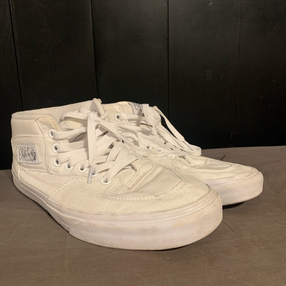 Vans Half Cab all white USED